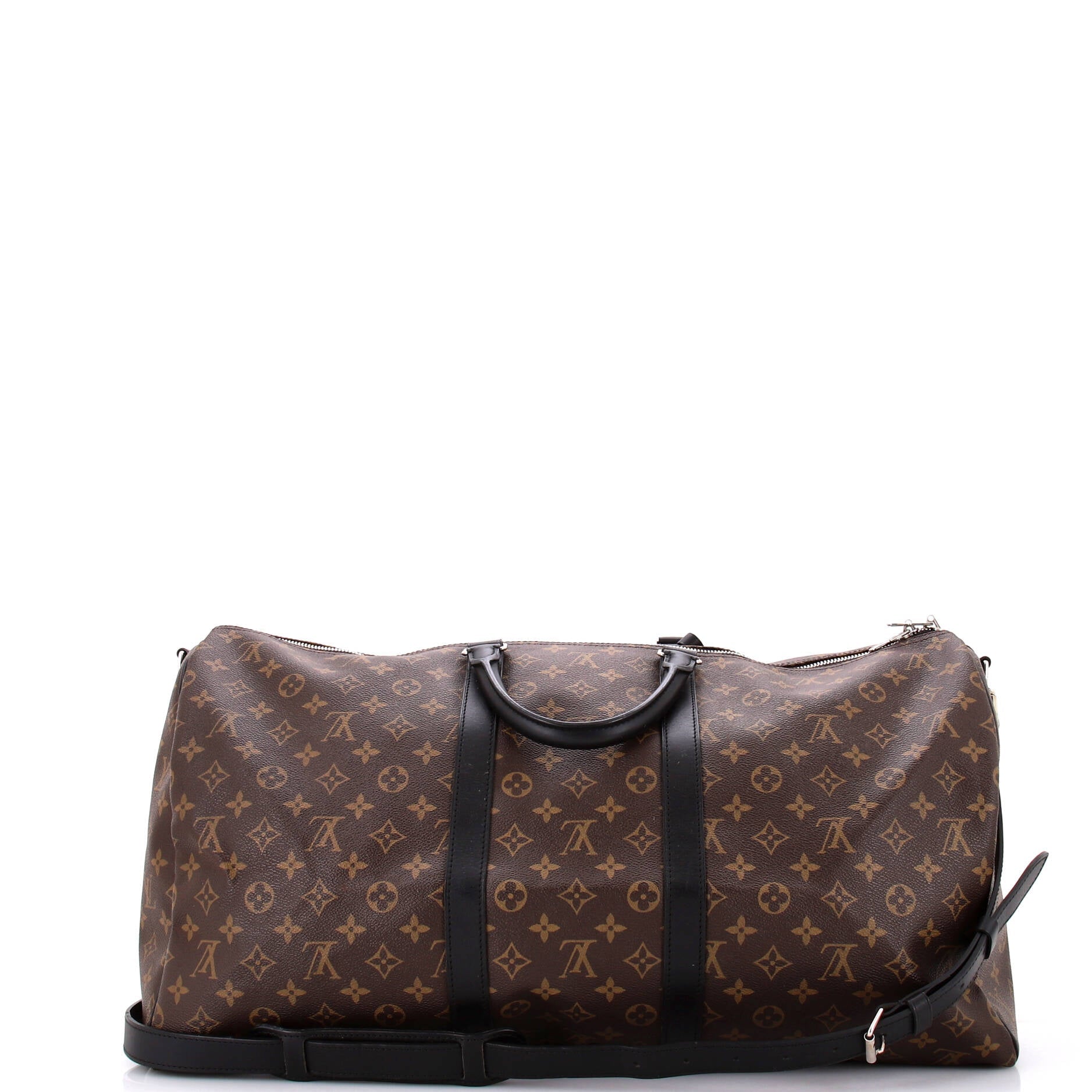 Louis Vuitton Keepall Bandouliere Bag Macassar Canvas Monogram Travel Bag Canvas 503047811