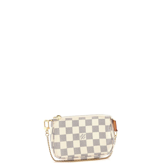 Louis Vuitton Pochette Accessoires Damier Clutch Bag Mini Damier Mini304820156