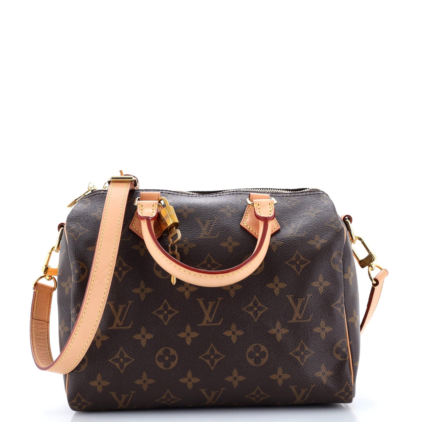 Louis Vuitton Speedy Bandouliere Bag Canvas Monogram Travel Bag Canvas 25304820166