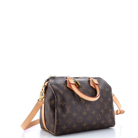 Louis Vuitton Speedy Bandouliere Bag Canvas Monogram Travel Bag Canvas 25304820166