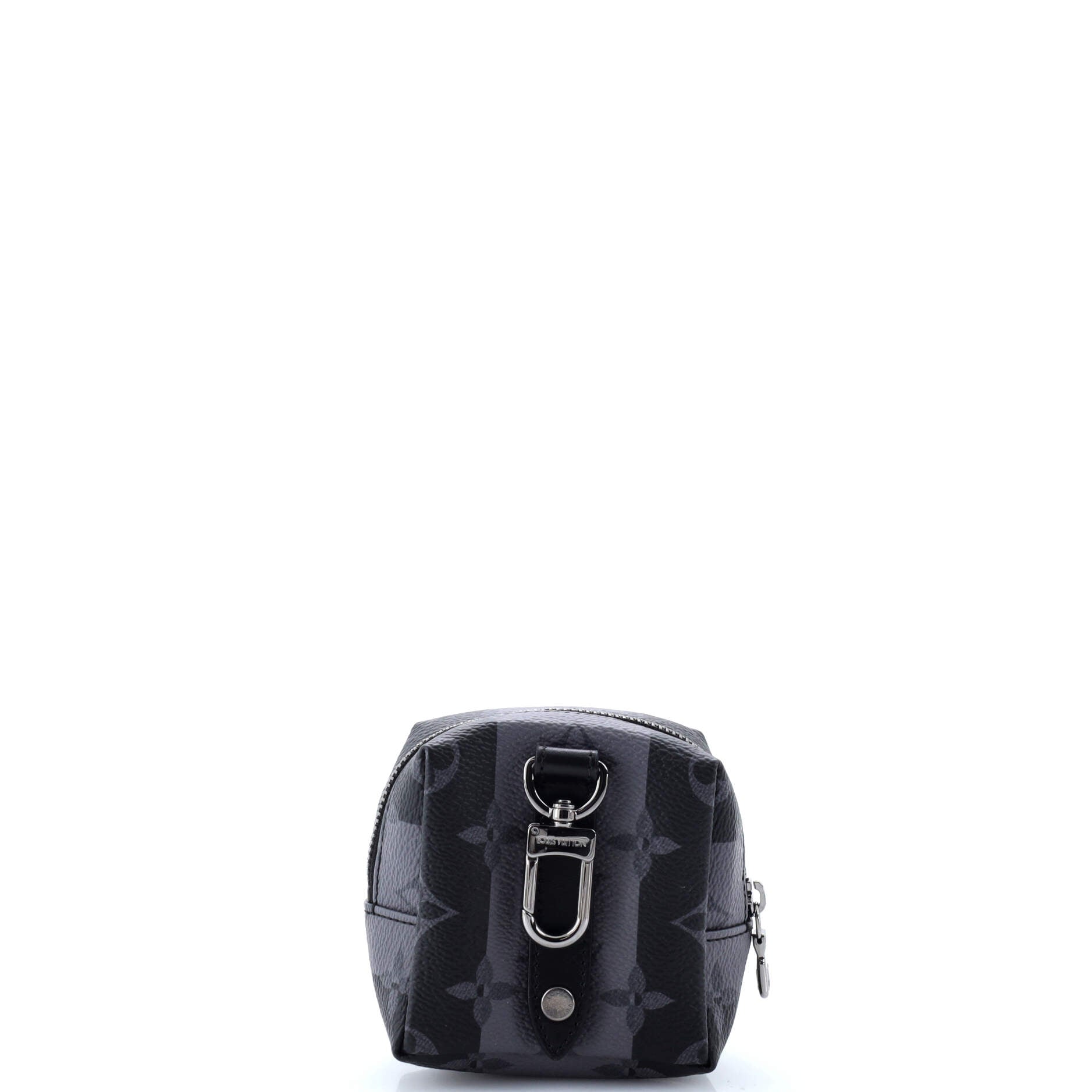 Louis Vuitton Nigo Squared Pouch Bag Charm Printed Eclipse Canvas Monogram Travel Bag