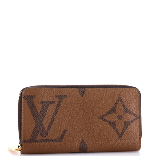 Louis Vuitton Zippy Wallet Reverse Giant Handbag Monogram Travel Bag