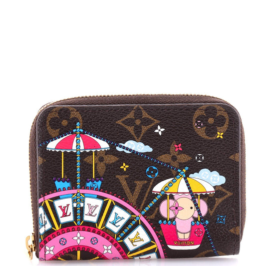Louis Vuitton Zippy Coin Purse Limited Edition Vivienne Xmas Canvas Monogram Travel Bag