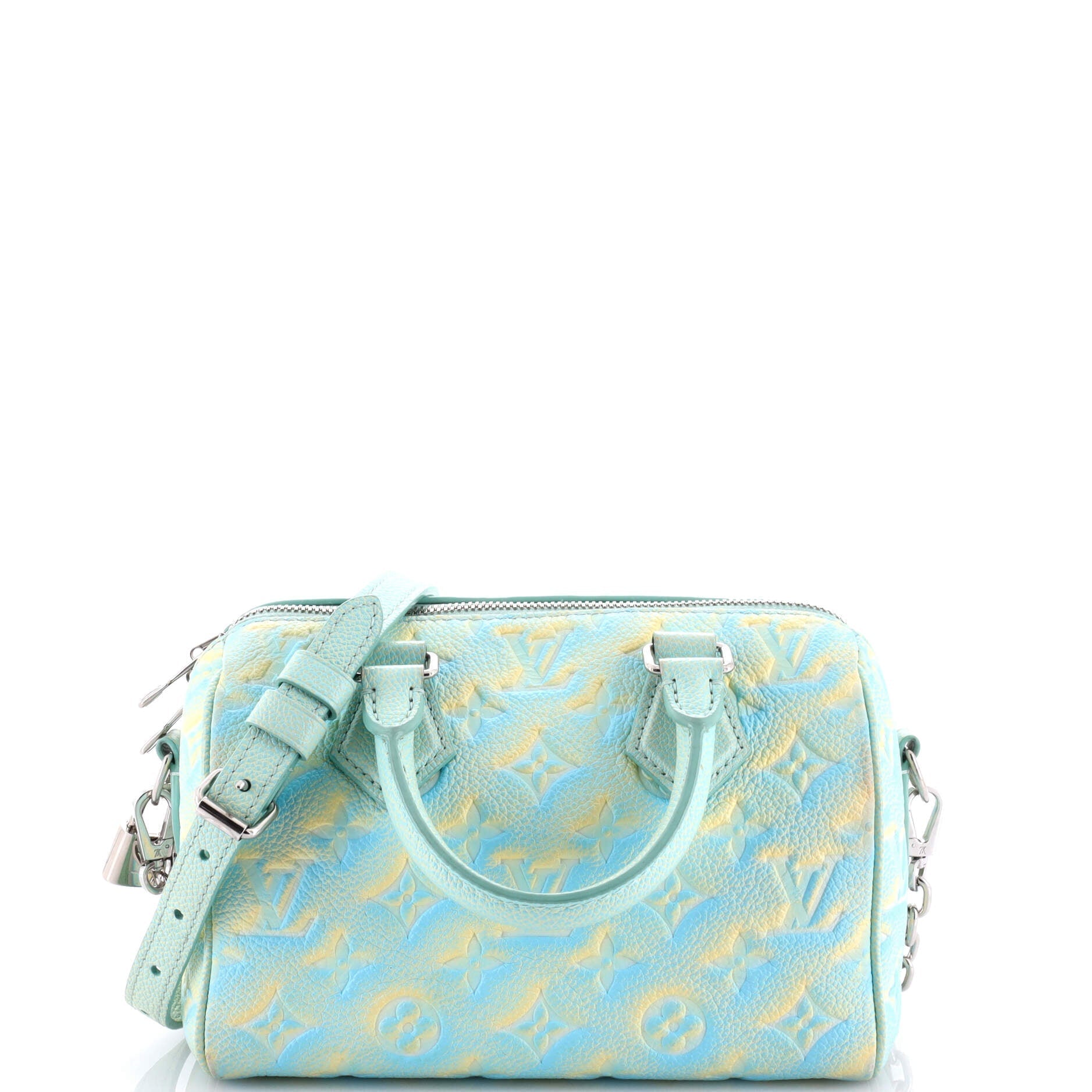 Louis Vuitton Speedy Bandouliere Bag Stardust Empreinte Leather Monogram Shoulder Bag