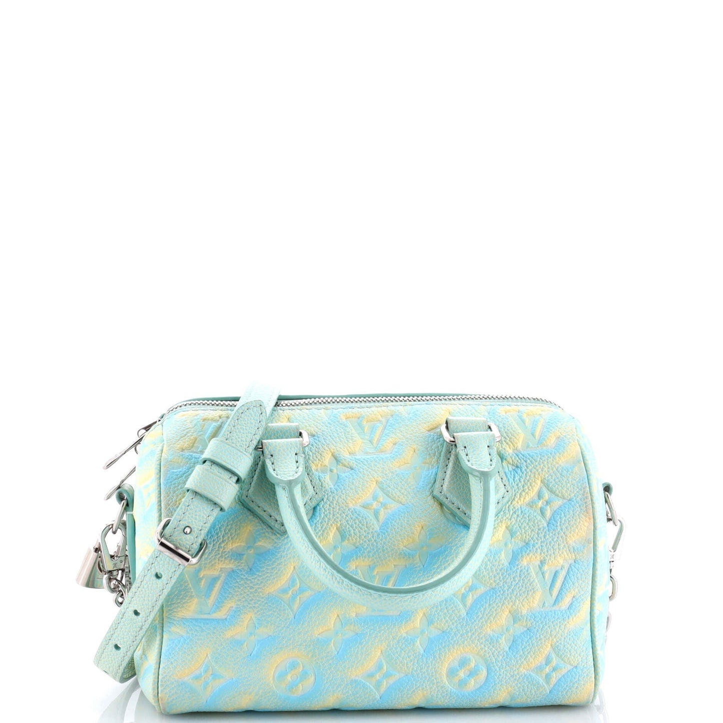 Louis Vuitton Speedy Bandouliere Bag Stardust Empreinte Leather Monogram Shoulder Bag