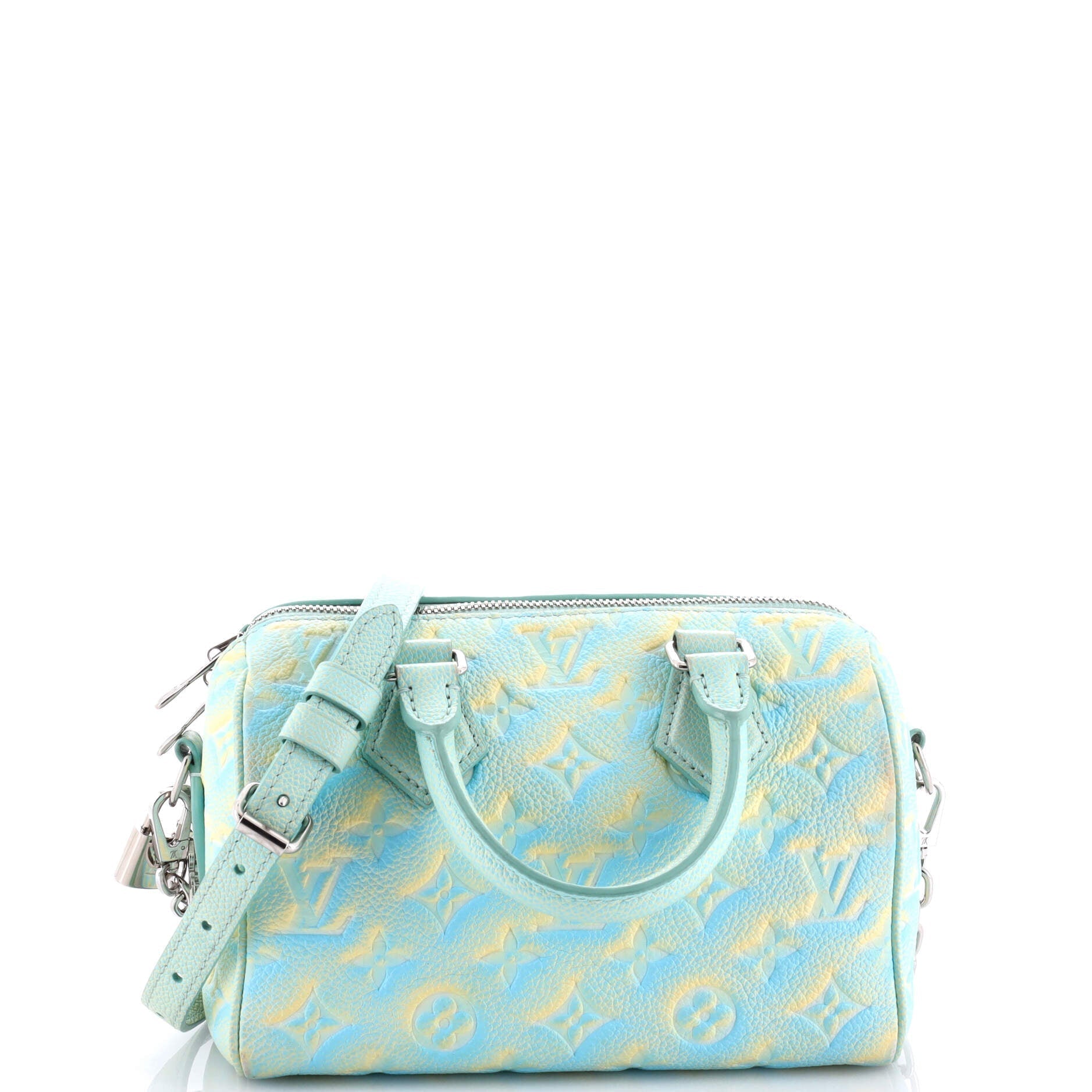 Louis Vuitton Speedy Bandouliere Bag Stardust Empreinte Leather Monogram Shoulder Bag