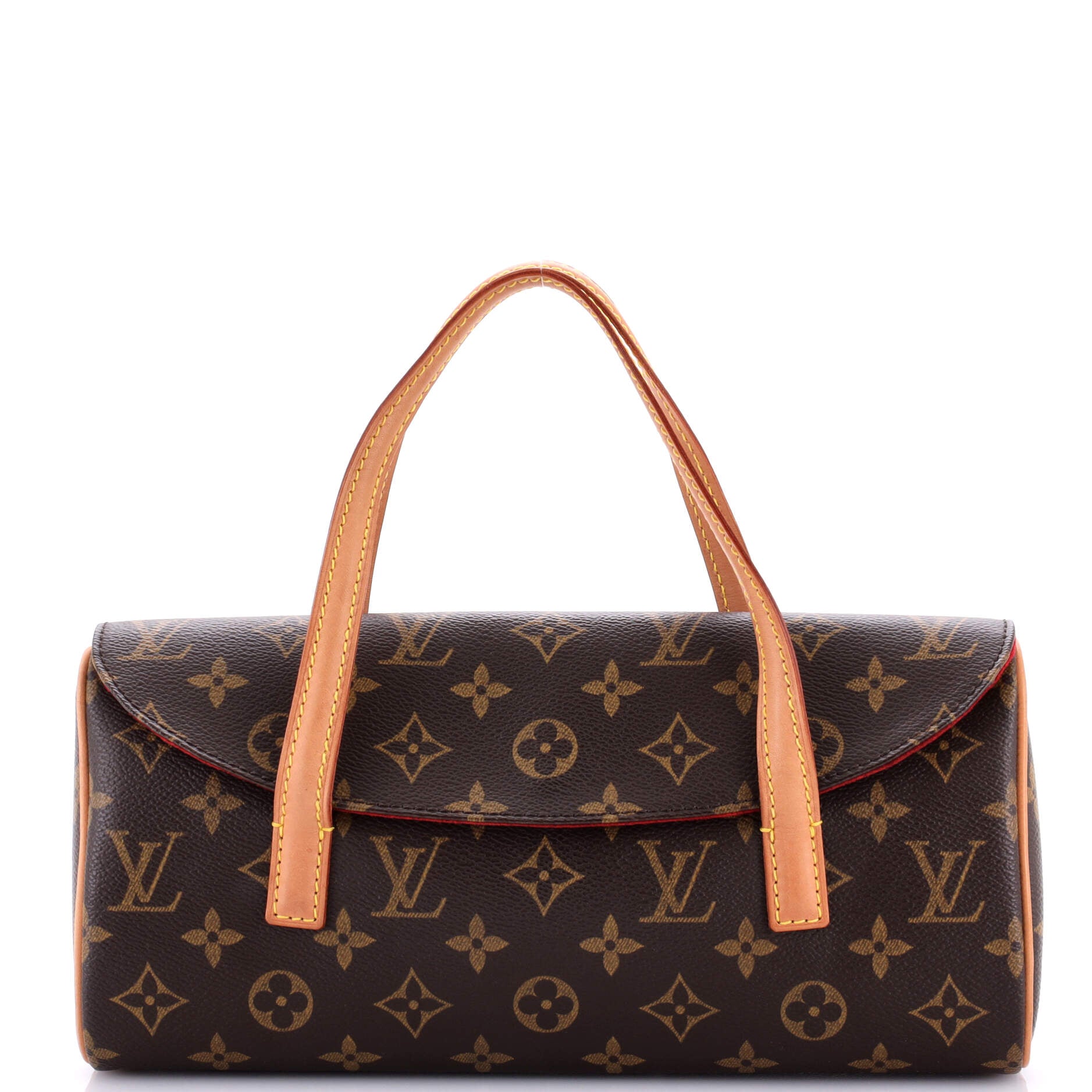 Louis Vuitton Sonatine Handbag Canvas Monogram Travel Bag