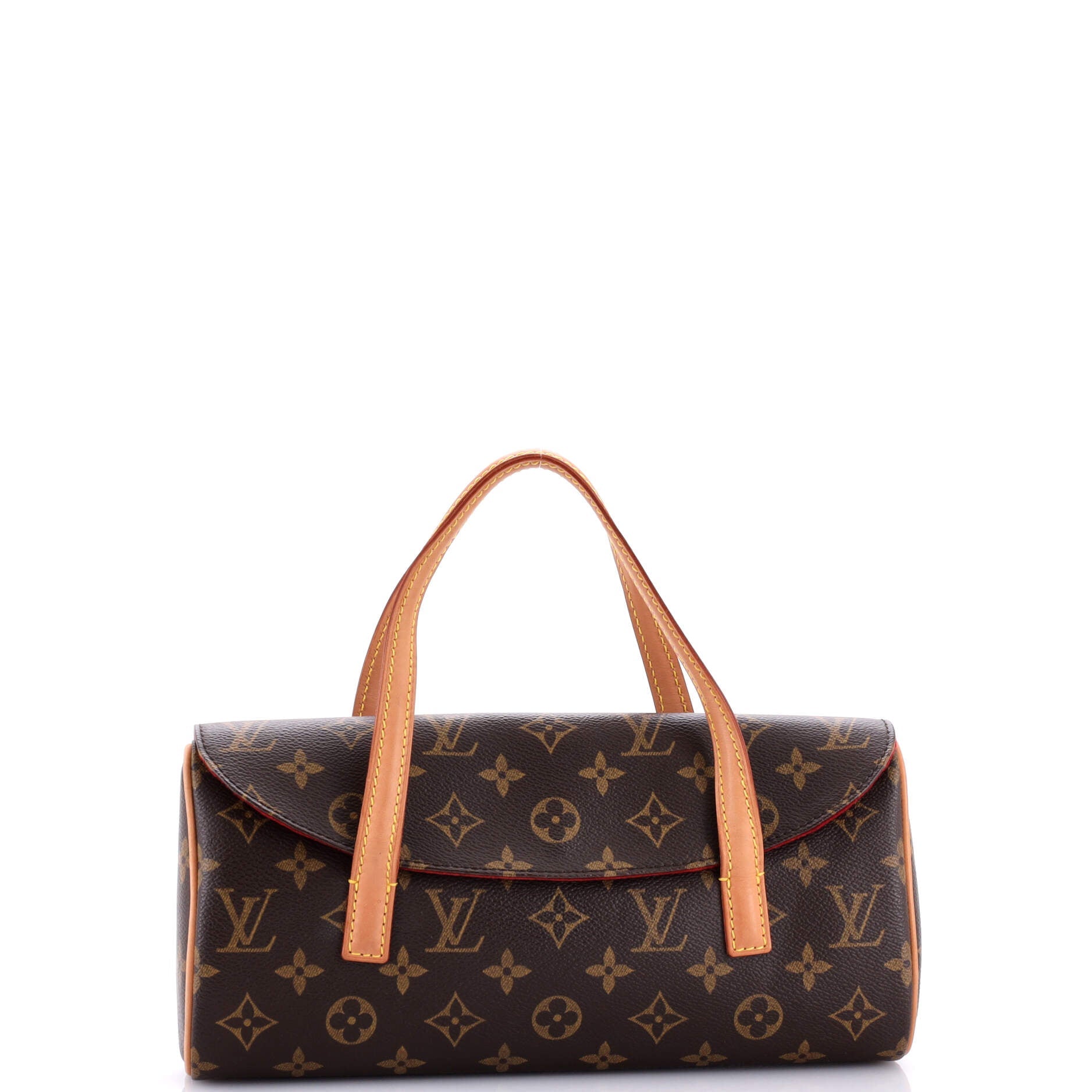 Louis Vuitton Sonatine Handbag Canvas Monogram Travel Bag