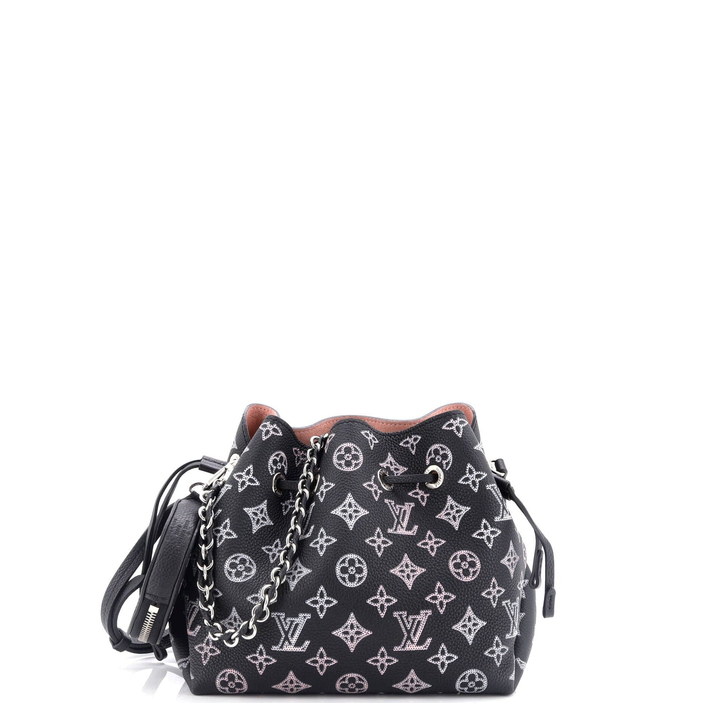 Louis Vuitton Bella Bag Flight Mode Mahina Leather Bucket Bucket Bag