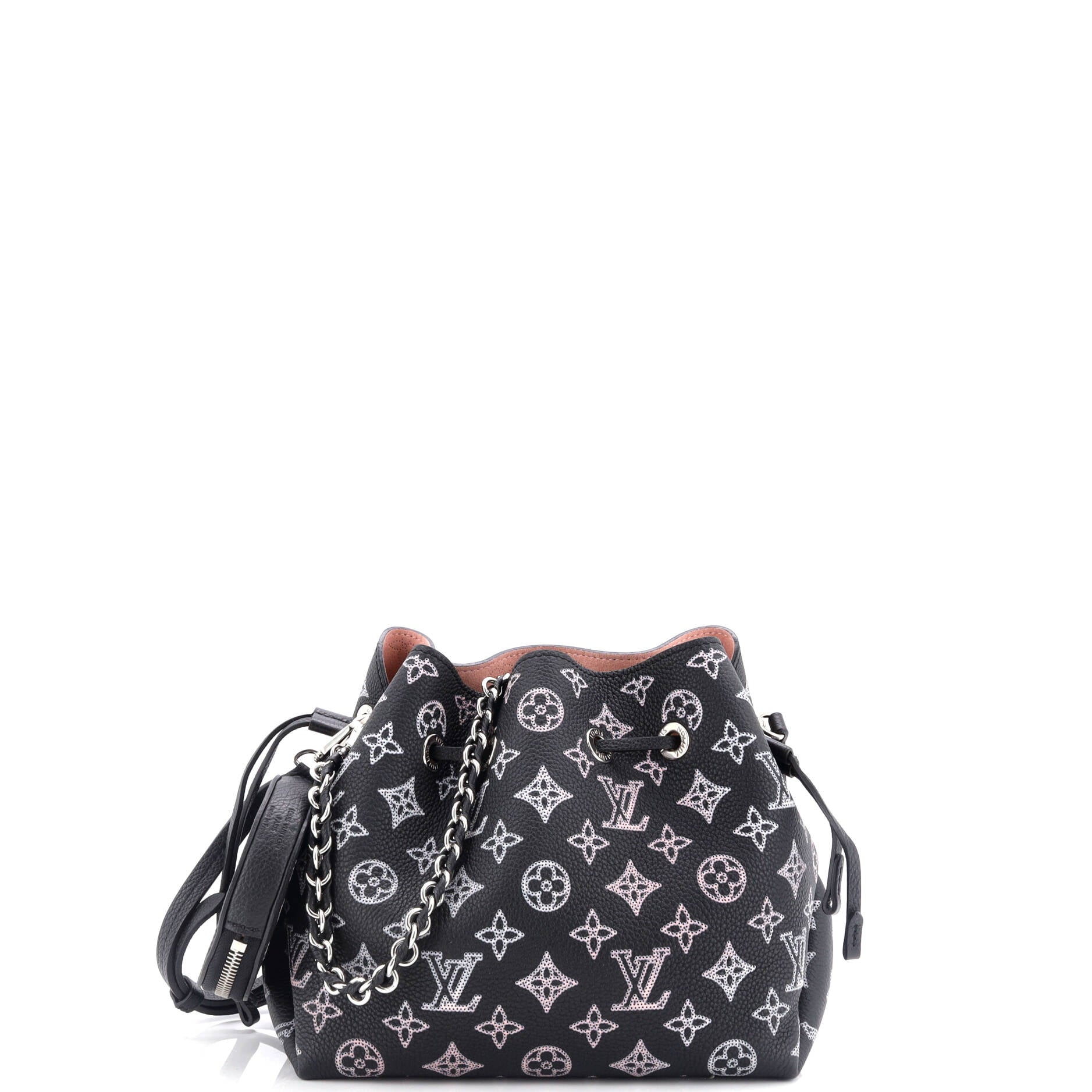 Louis Vuitton Bella Bag Flight Mode Mahina Leather Bucket Bucket Bag