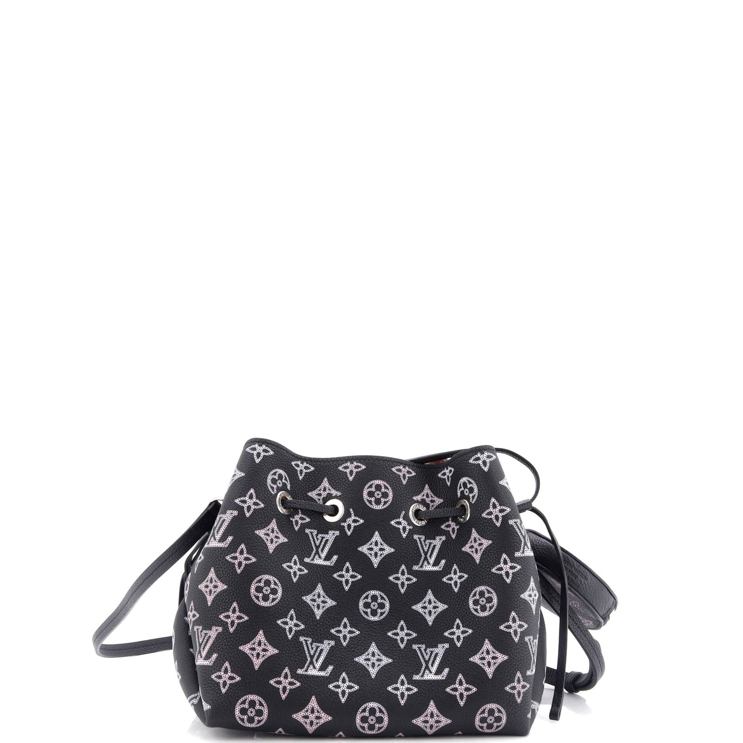 Louis Vuitton Bella Bag Flight Mode Mahina Leather Bucket Bucket Bag