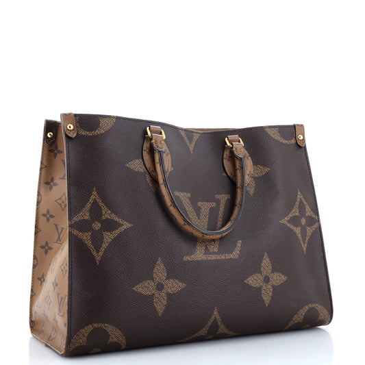 Louis Vuitton Onthego Tote Reverse Giant Mm Monogram Tote Bag