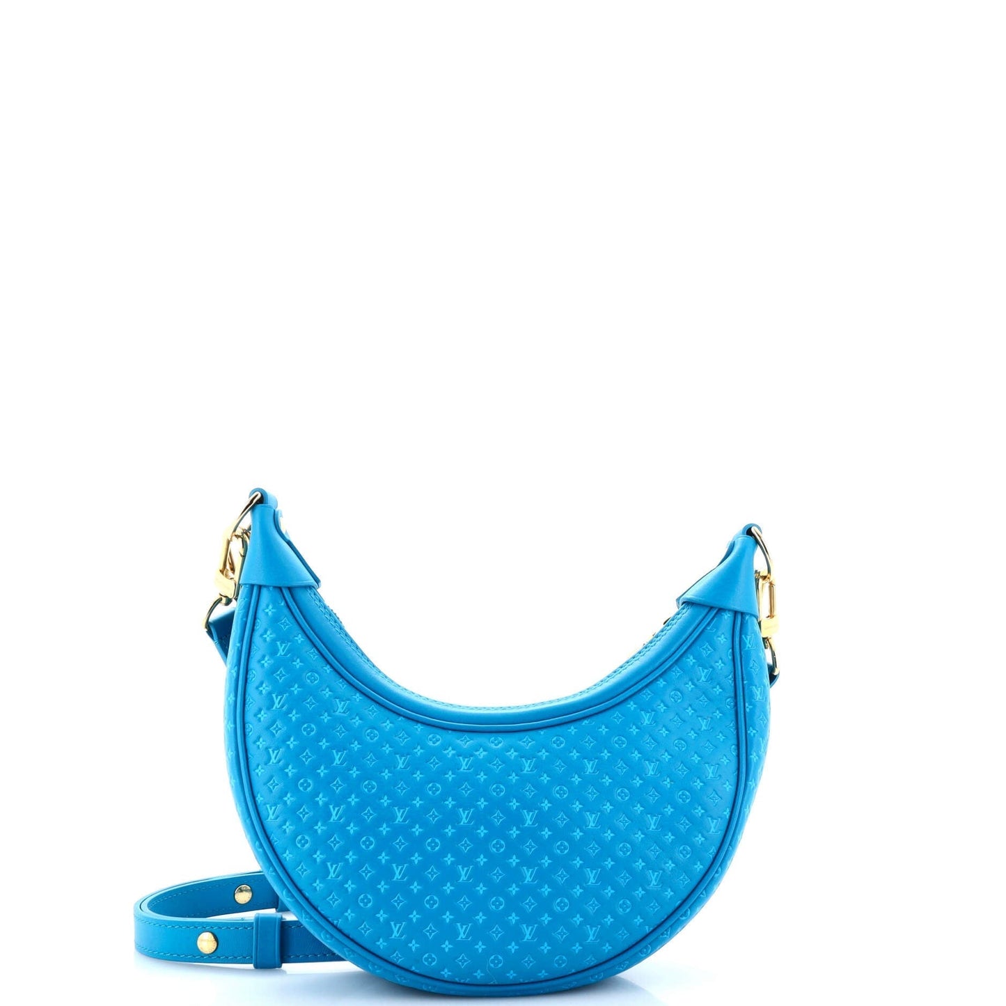 Louis Vuitton Loop Handbag Nanogram Embossed Leather Travel Bag Leather 3049031