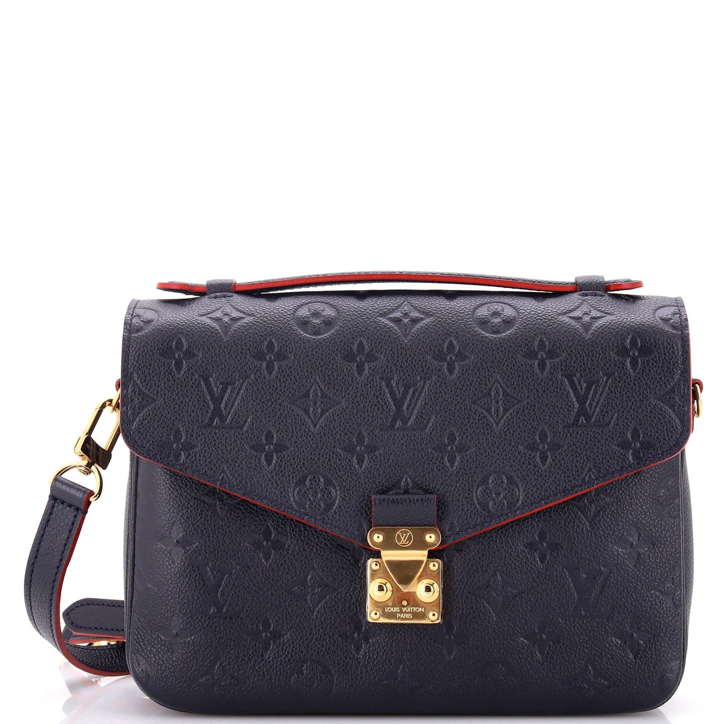 Louis Vuitton Pochette Metis Empreinte Shoulder Bag Leather Monogram Leather 3049781