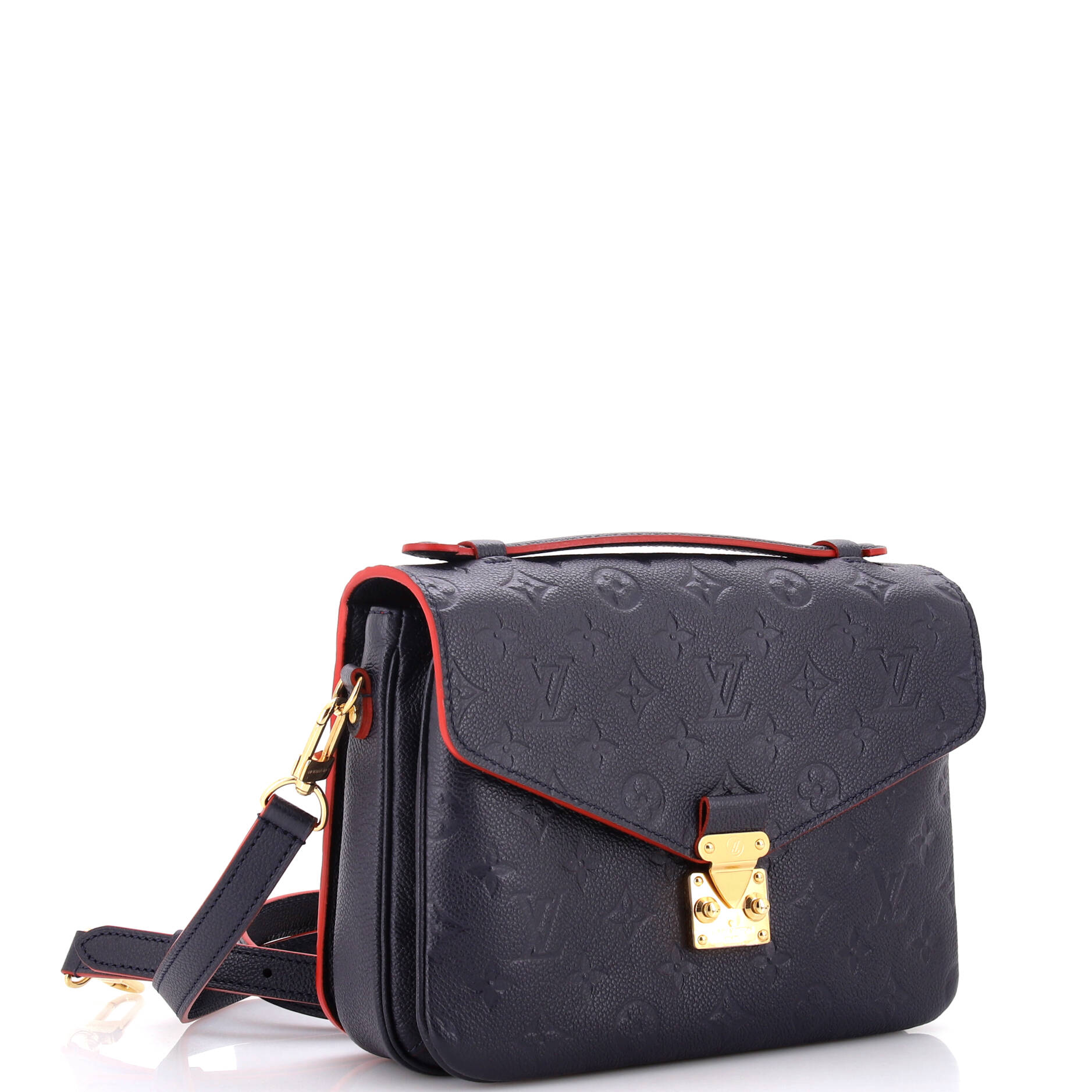 Louis Vuitton Pochette Metis Empreinte Shoulder Bag Leather Monogram Leather 3049781