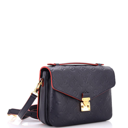 Louis Vuitton Pochette Metis Empreinte Shoulder Bag Leather Monogram Leather 3049781