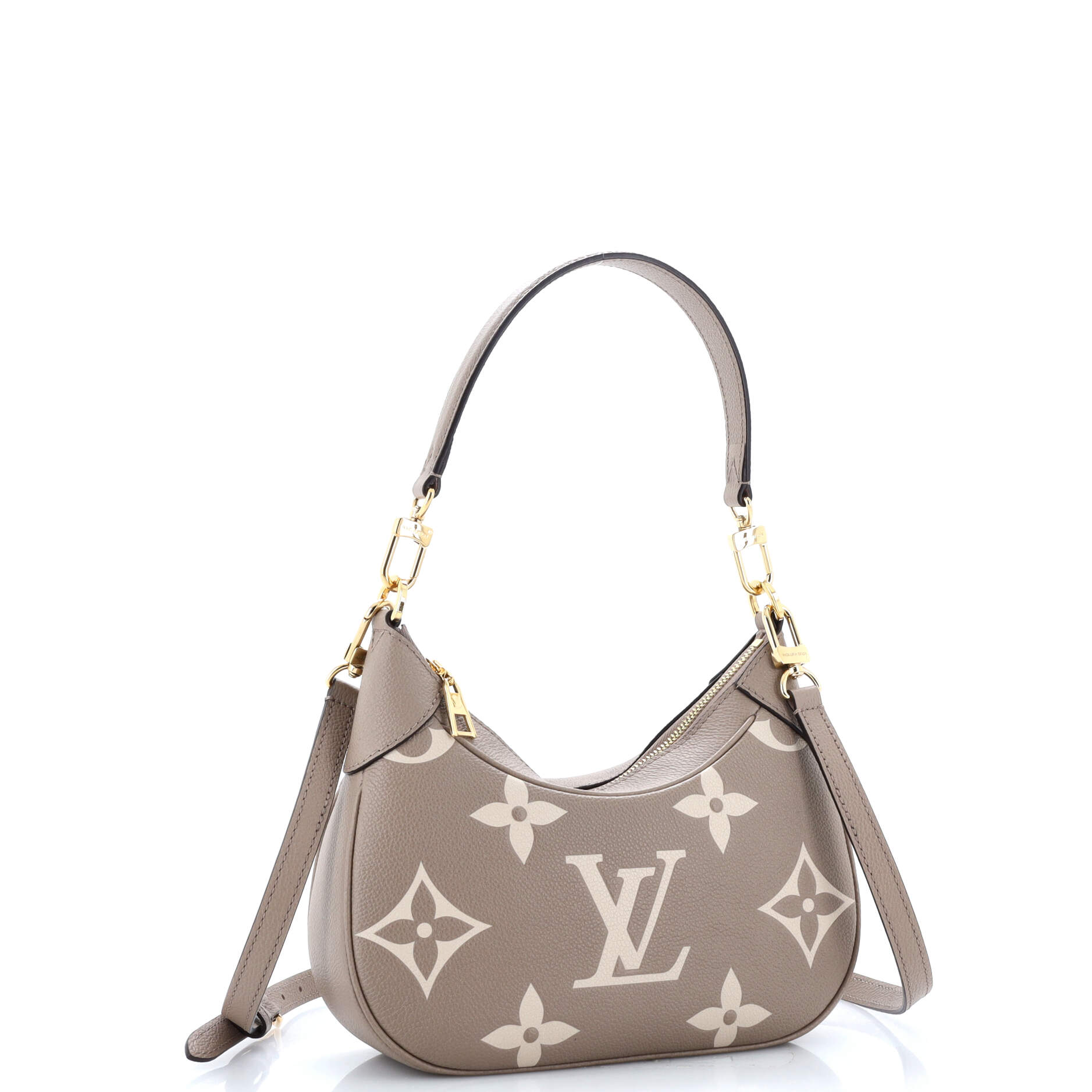 Louis Vuitton Bagatelle Nm Handbag Bicolor Empreinte Giant Monogram Shoulder Bag