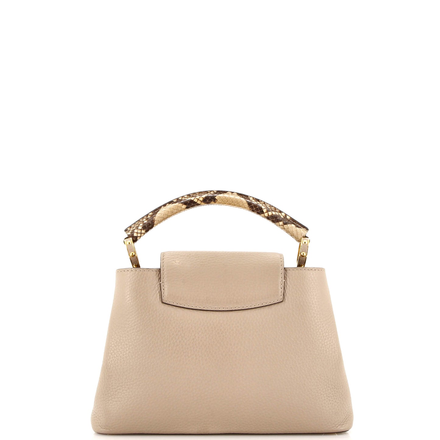Louis Vuitton Capucines Bag With Python Bb Leather Shoulder Bag Python Bb30509811