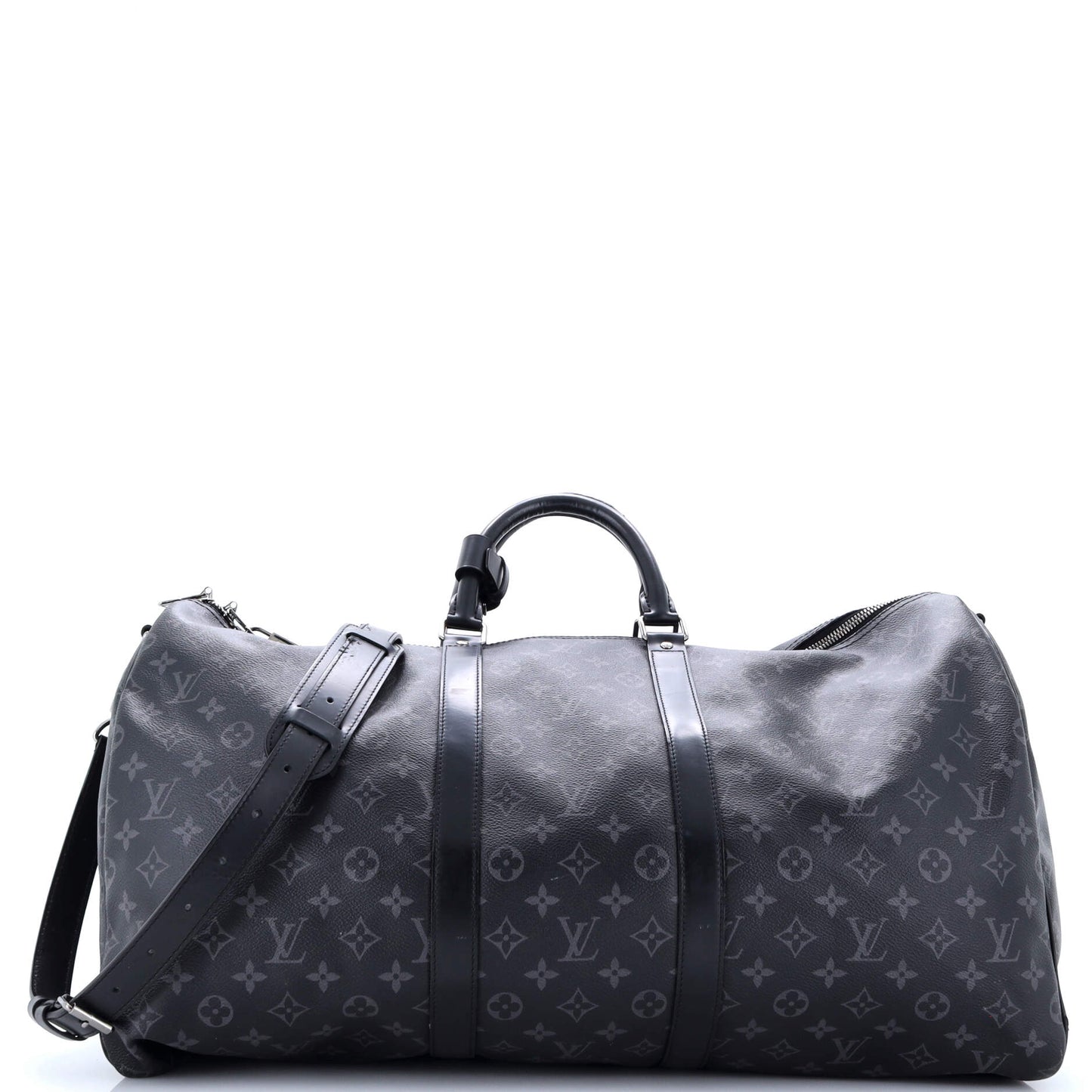 Louis Vuitton Keepall Bandouliere Bag Eclipse Canvas Monogram Travel Bag Canvas 553051281