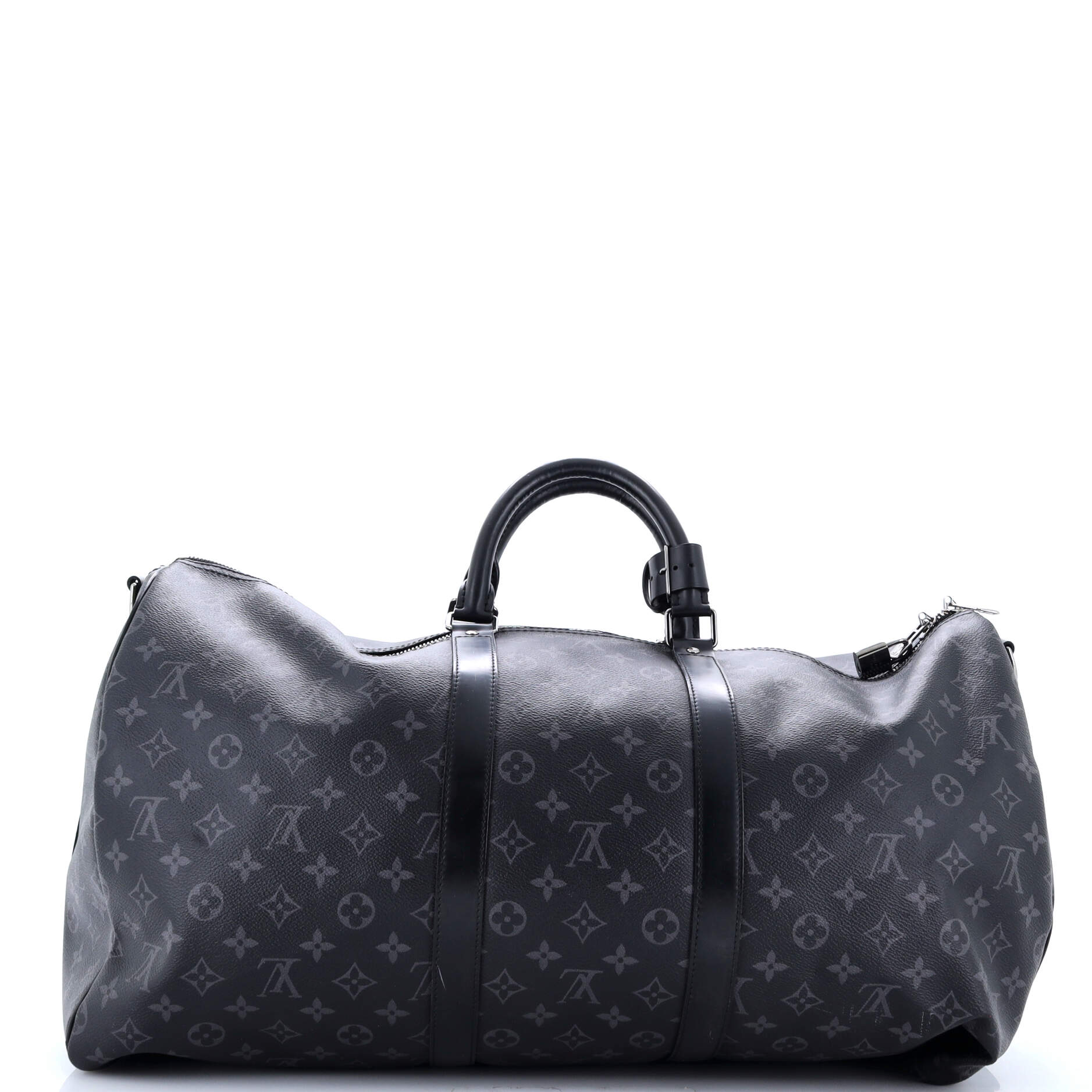Louis Vuitton Keepall Bandouliere Bag Eclipse Canvas Monogram Travel Bag Canvas 553051281