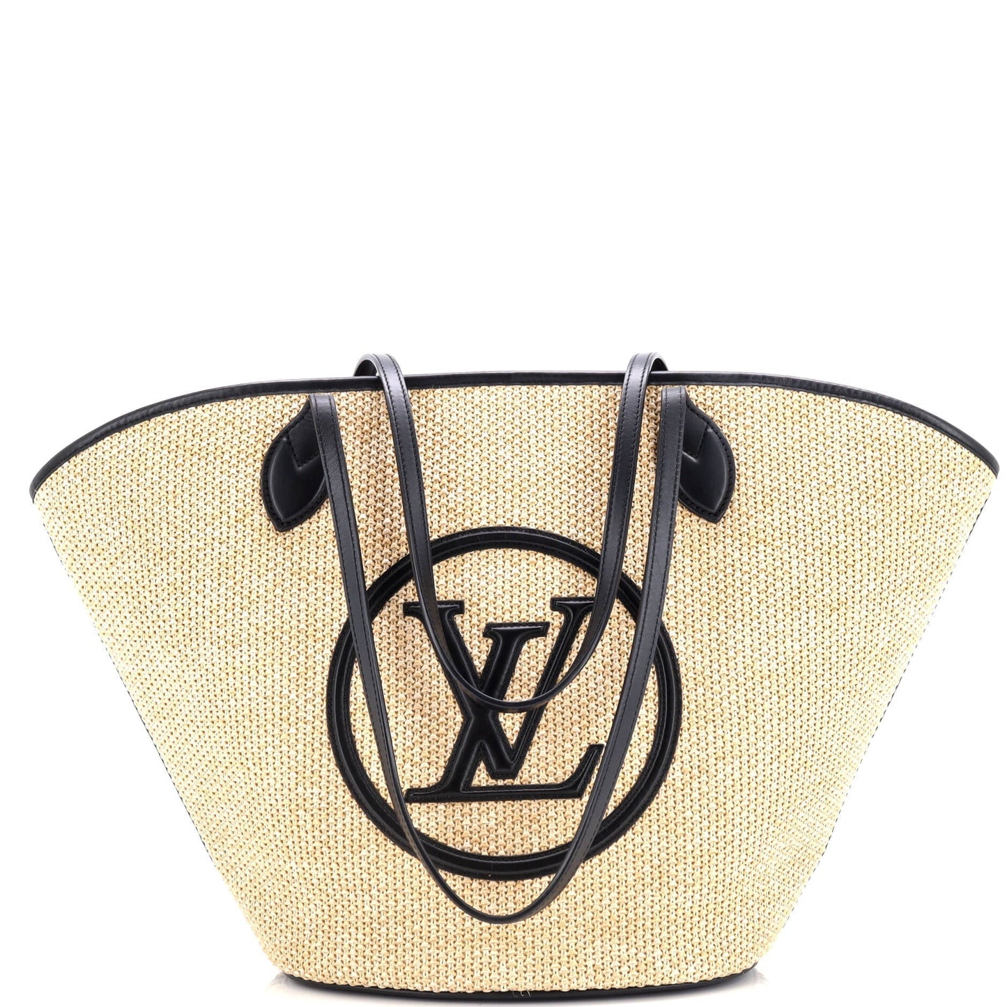 Louis Vuitton Saint Jacques Nm Handbag And Leather Raffia Shoulder Bag Leather 305159110