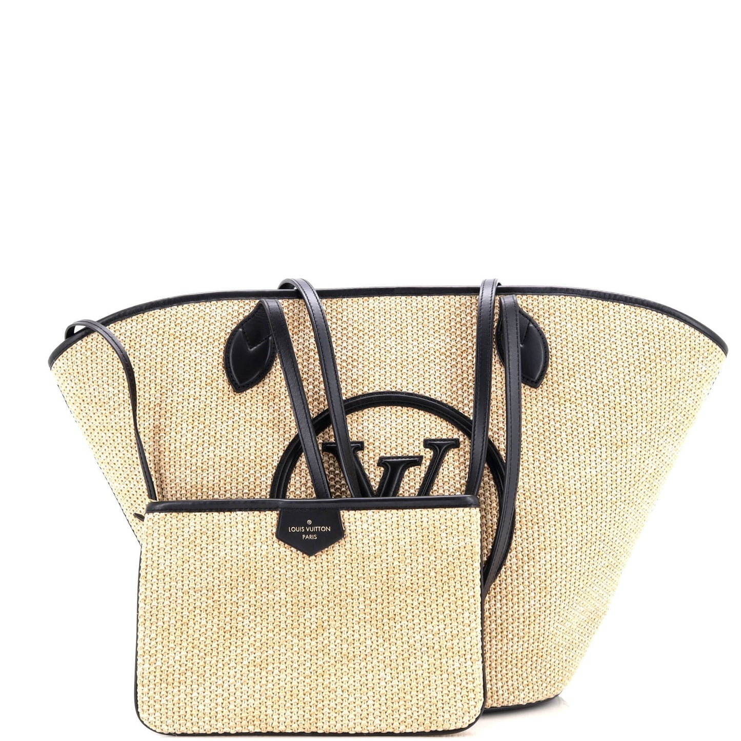 Louis Vuitton Saint Jacques Nm Handbag And Leather Raffia Shoulder Bag Leather 305159110
