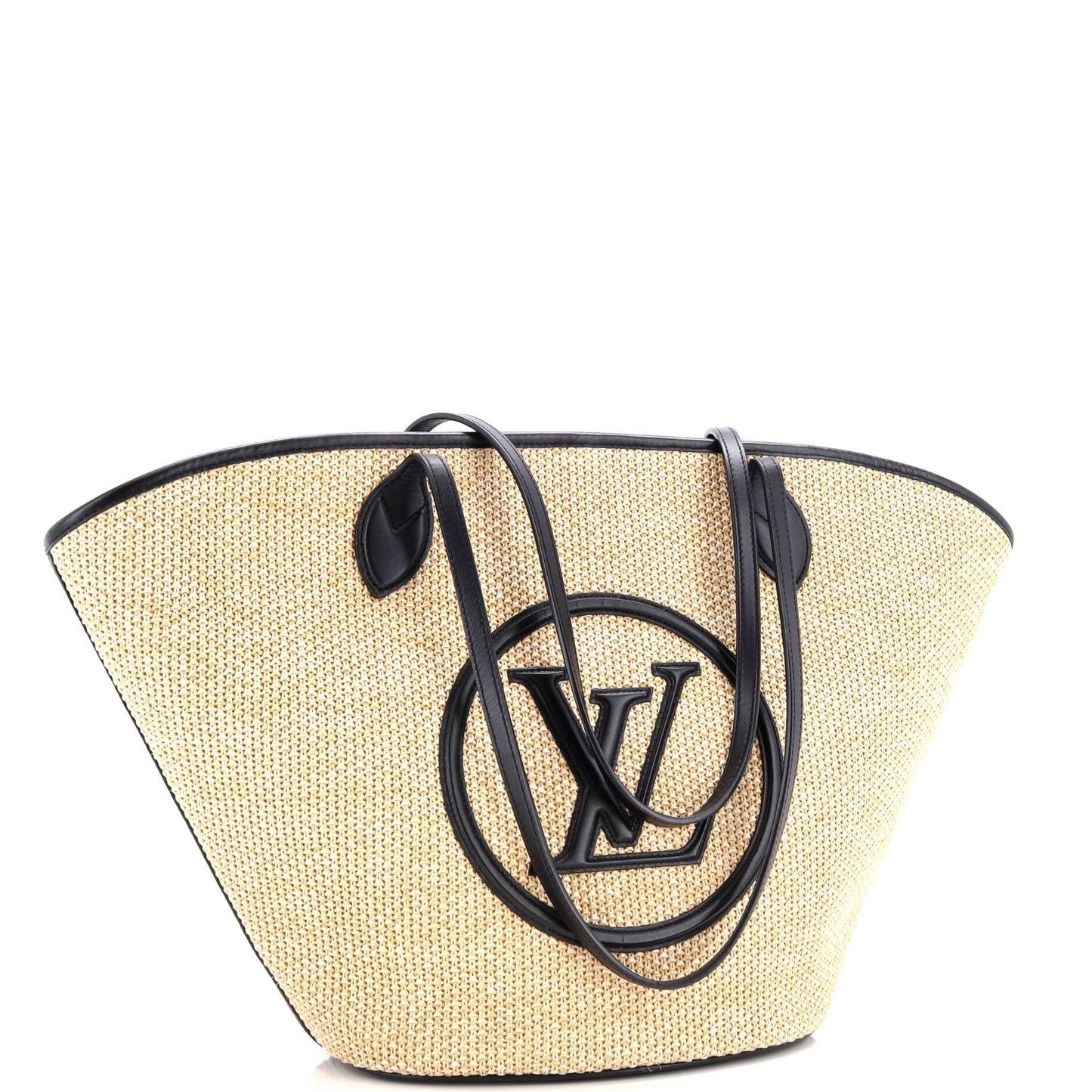 Louis Vuitton Saint Jacques Nm Handbag And Leather Raffia Shoulder Bag Leather 305159110