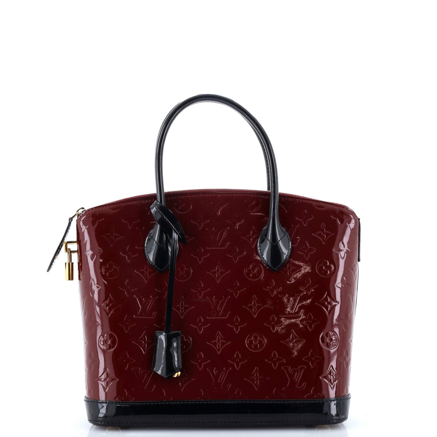 Louis Vuitton Lockit Handbag Vernis Pm Monogram Travel Bag