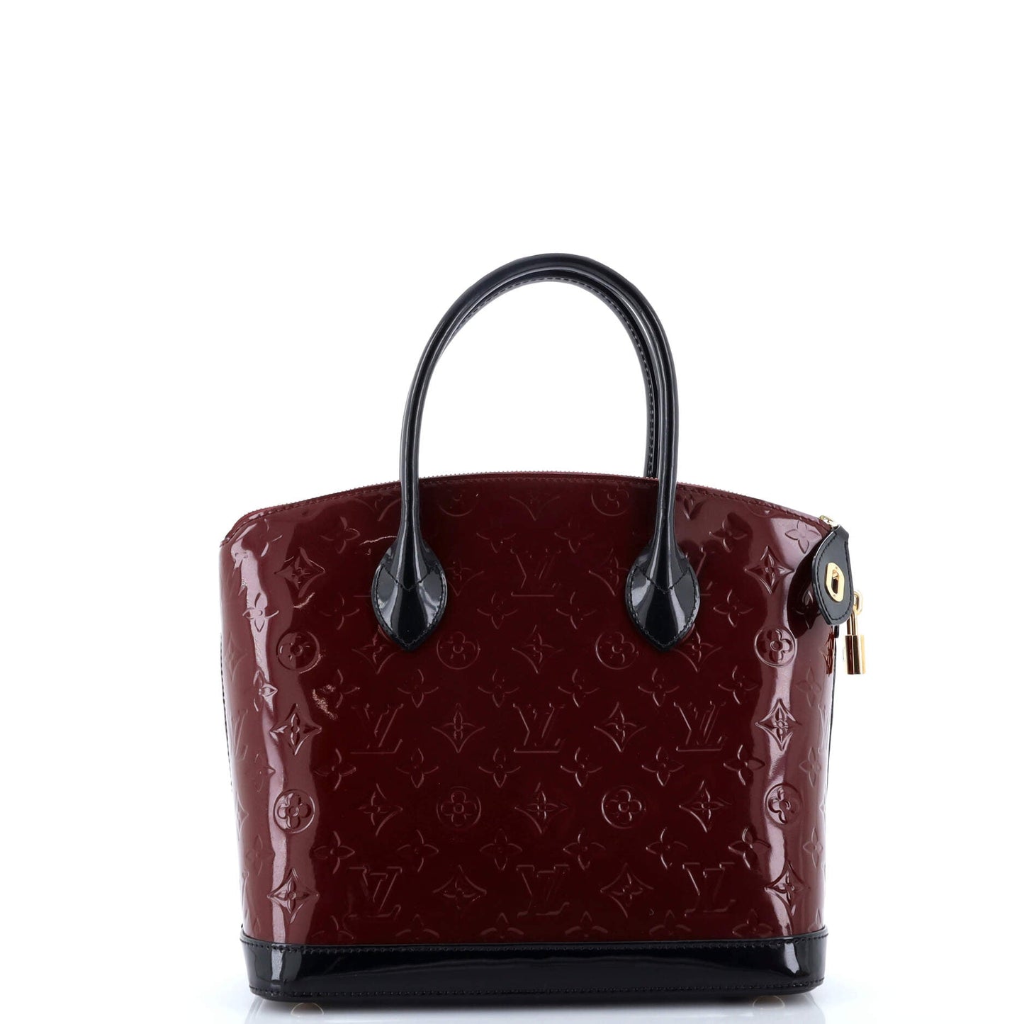 Louis Vuitton Lockit Handbag Vernis Pm Monogram Travel Bag