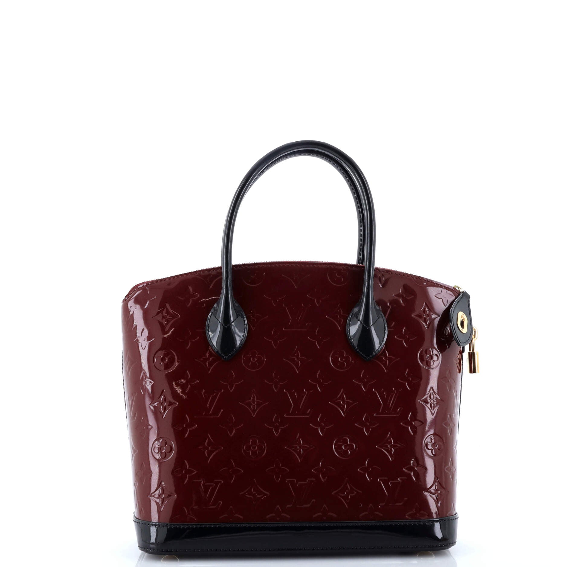 Louis Vuitton Lockit Handbag Vernis Pm Monogram Travel Bag