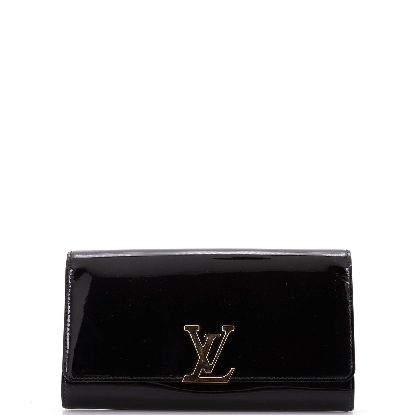Louis Vuitton Louise Clutch Patent East West Clutch Bag