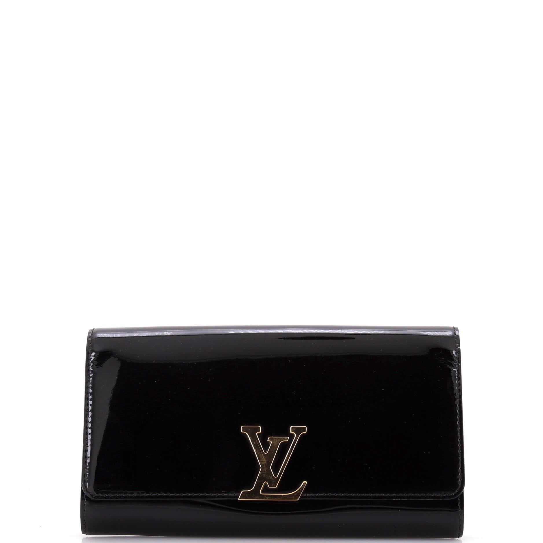 Louis Vuitton Louise Clutch Patent East West Clutch Bag