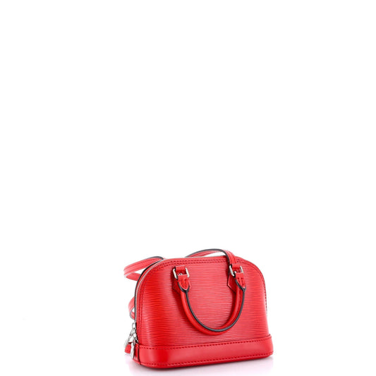 Louis Vuitton Alma Handbag Epi Nano Leather Travel Bag