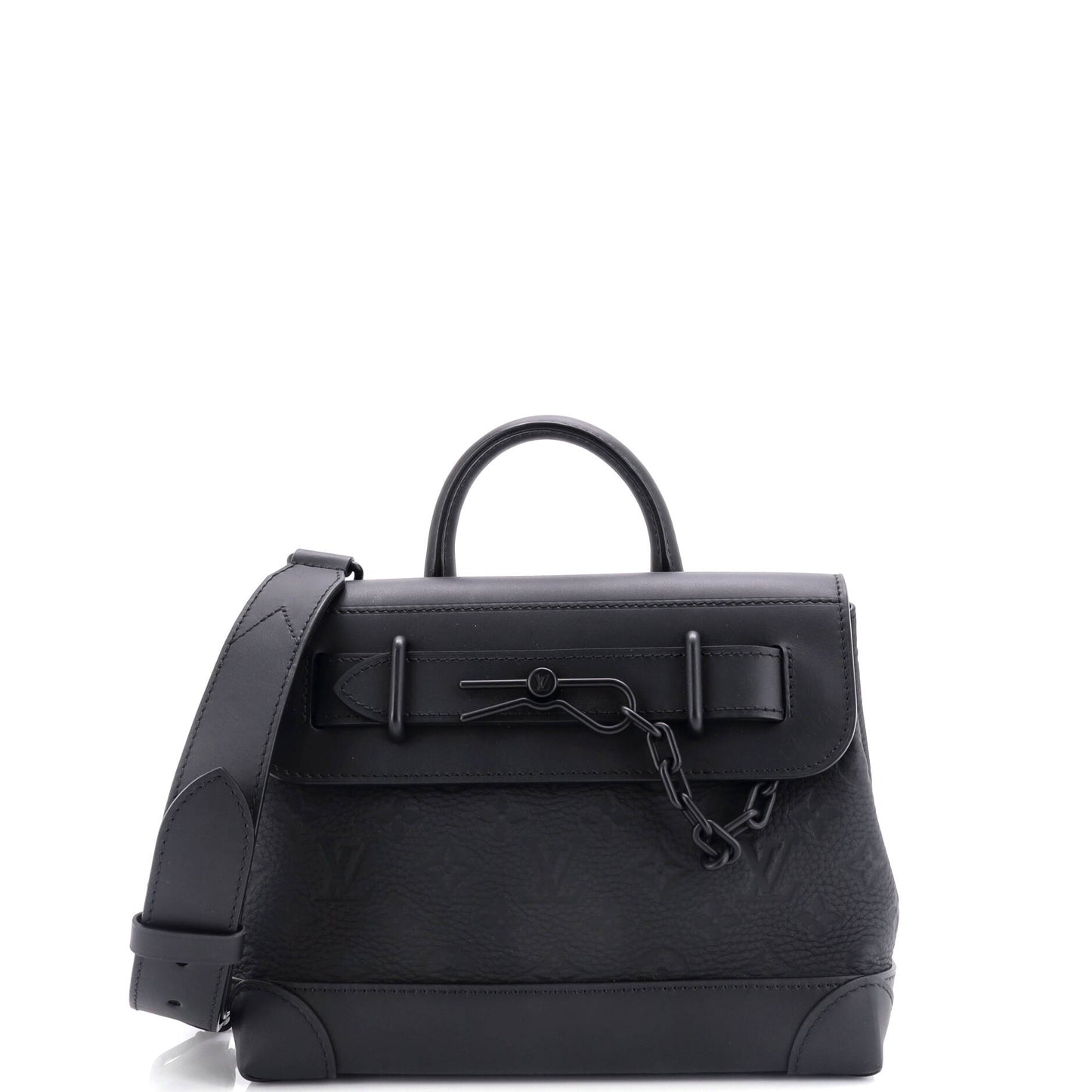 Louis Vuitton Steamer Crossbody Bag Taurillon Pm Leather Monogram