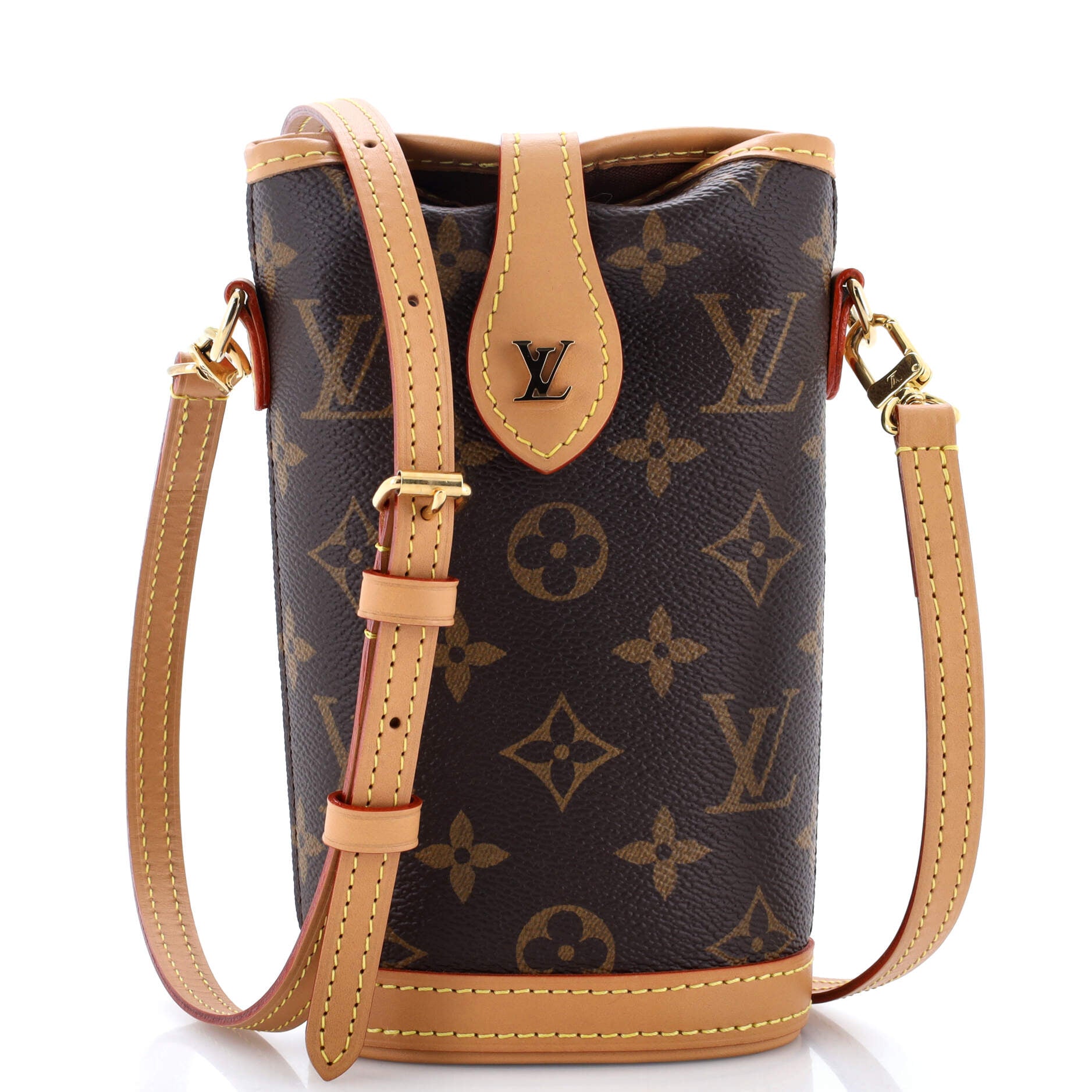 Louis Vuitton Fold Me Pouch Handbag Canvas Monogram Travel Bag Canvas 305159231