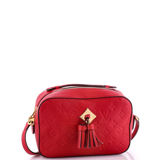 Louis Vuitton Saintonge Handbag Empreinte Leather Monogram Shoulder Bag