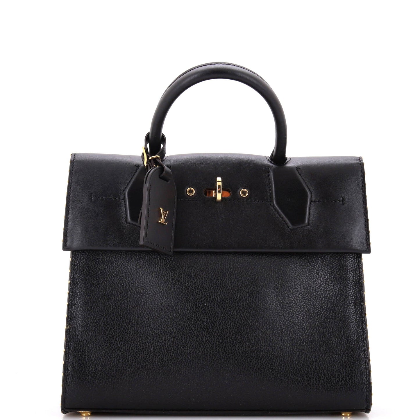 Louis Vuitton City Steamer One Handle Bag Leather Travel Bag