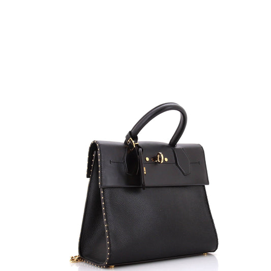 Louis Vuitton City Steamer One Handle Bag Leather Travel Bag