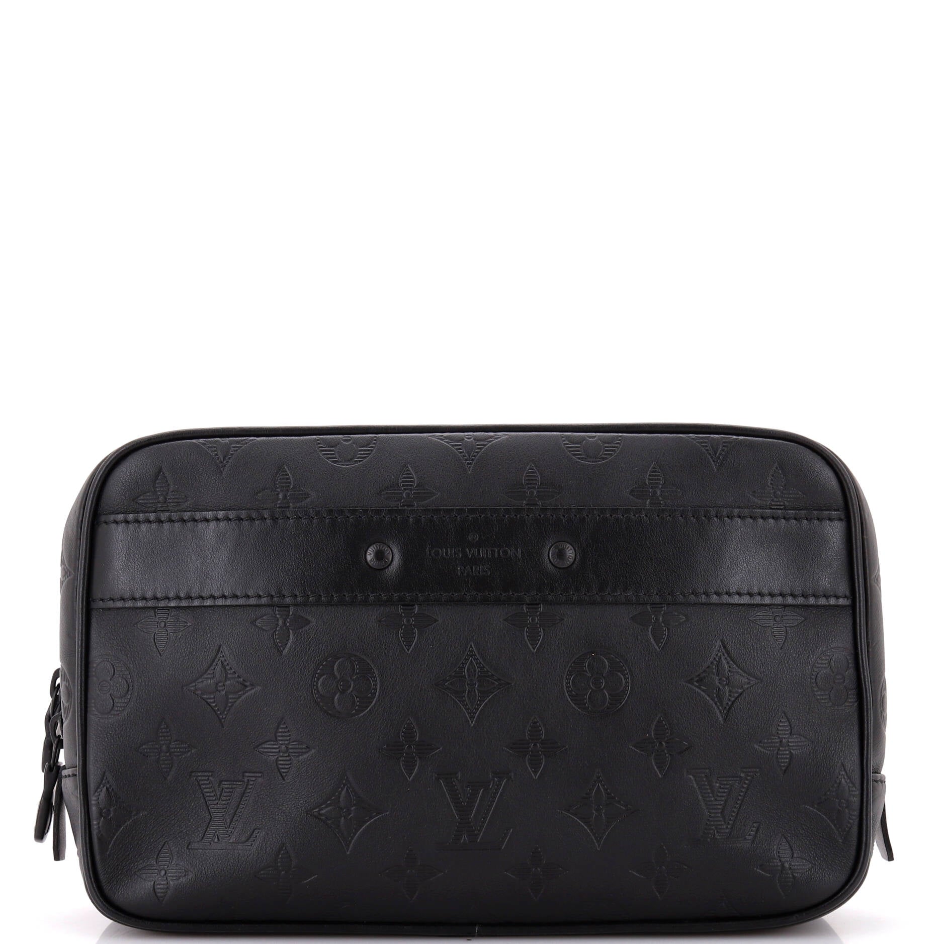 Louis Vuitton Toiletry Pouch Shadow Gm Handbag Leather Monogram Travel Bag