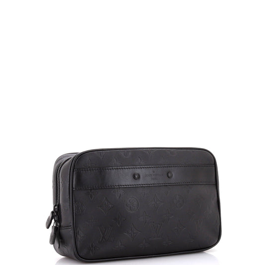 Louis Vuitton Toiletry Pouch Shadow Gm Handbag Leather Monogram Travel Bag
