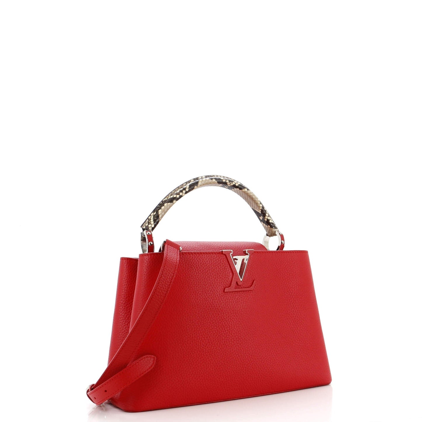 Louis Vuitton Capucines Bag With Python Pm Leather Travel Bag Python Pm3052471