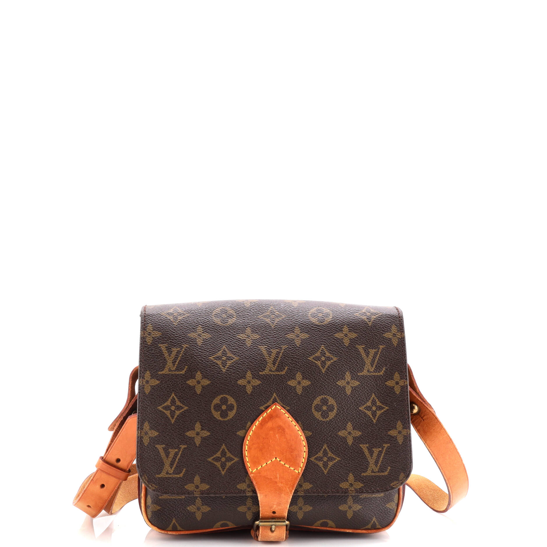 Louis Vuitton Cartouchiere Handbag Mm Canvas Monogram Travel Bag