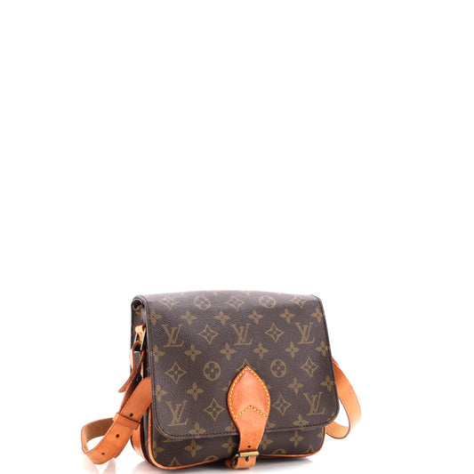 Louis Vuitton Cartouchiere Handbag Mm Canvas Monogram Travel Bag