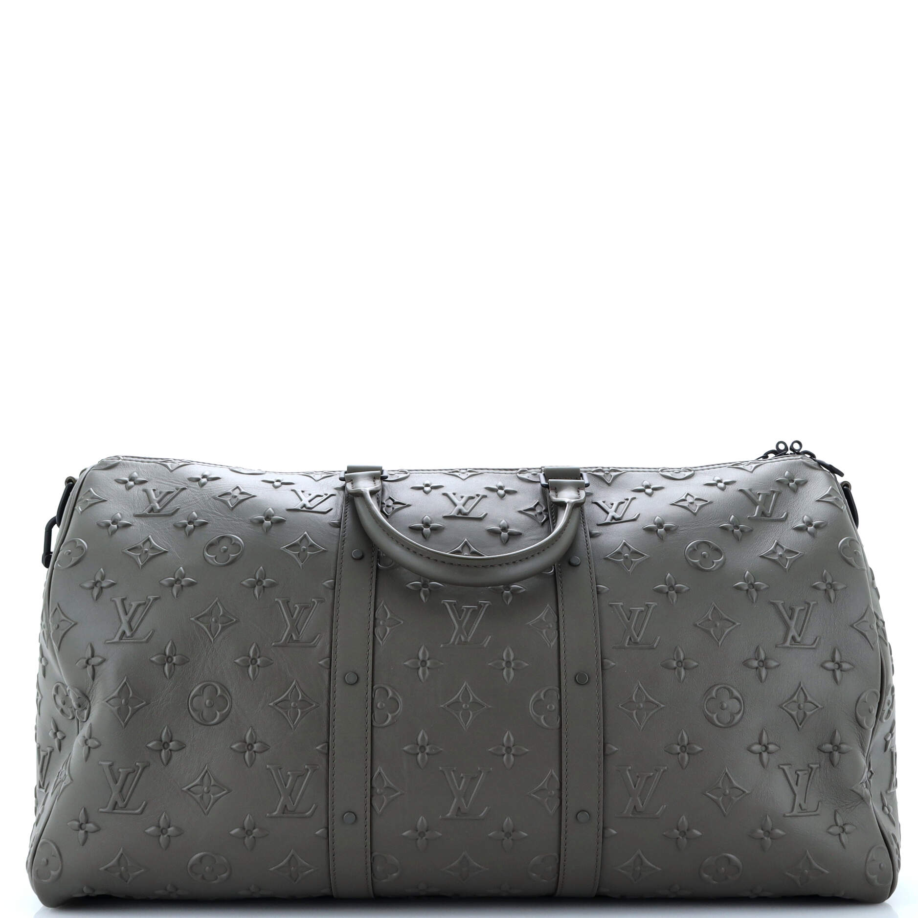 Louis Vuitton Keepall Bandouliere Bag Seal Leather Monogram Travel Bag