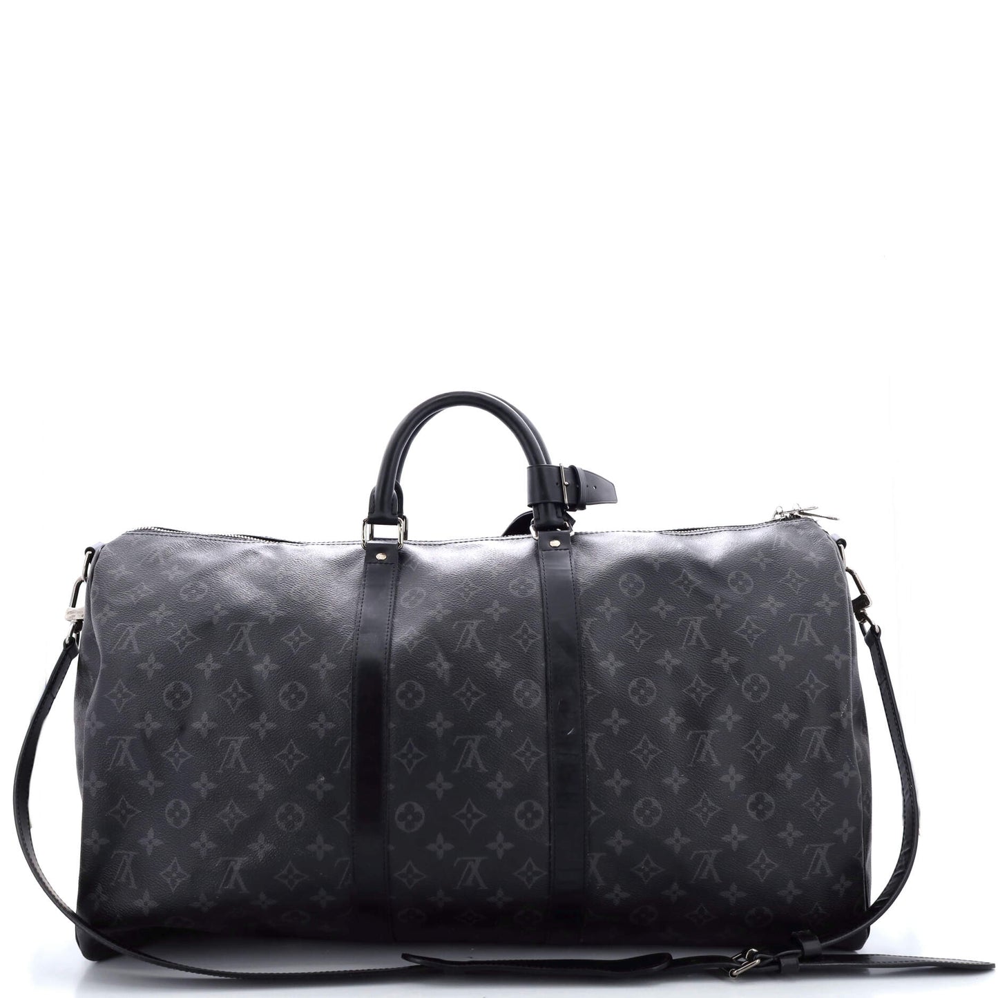 Louis Vuitton Keepall Bandouliere Bag Eclipse Canvas Monogram Travel Bag Canvas 553054531