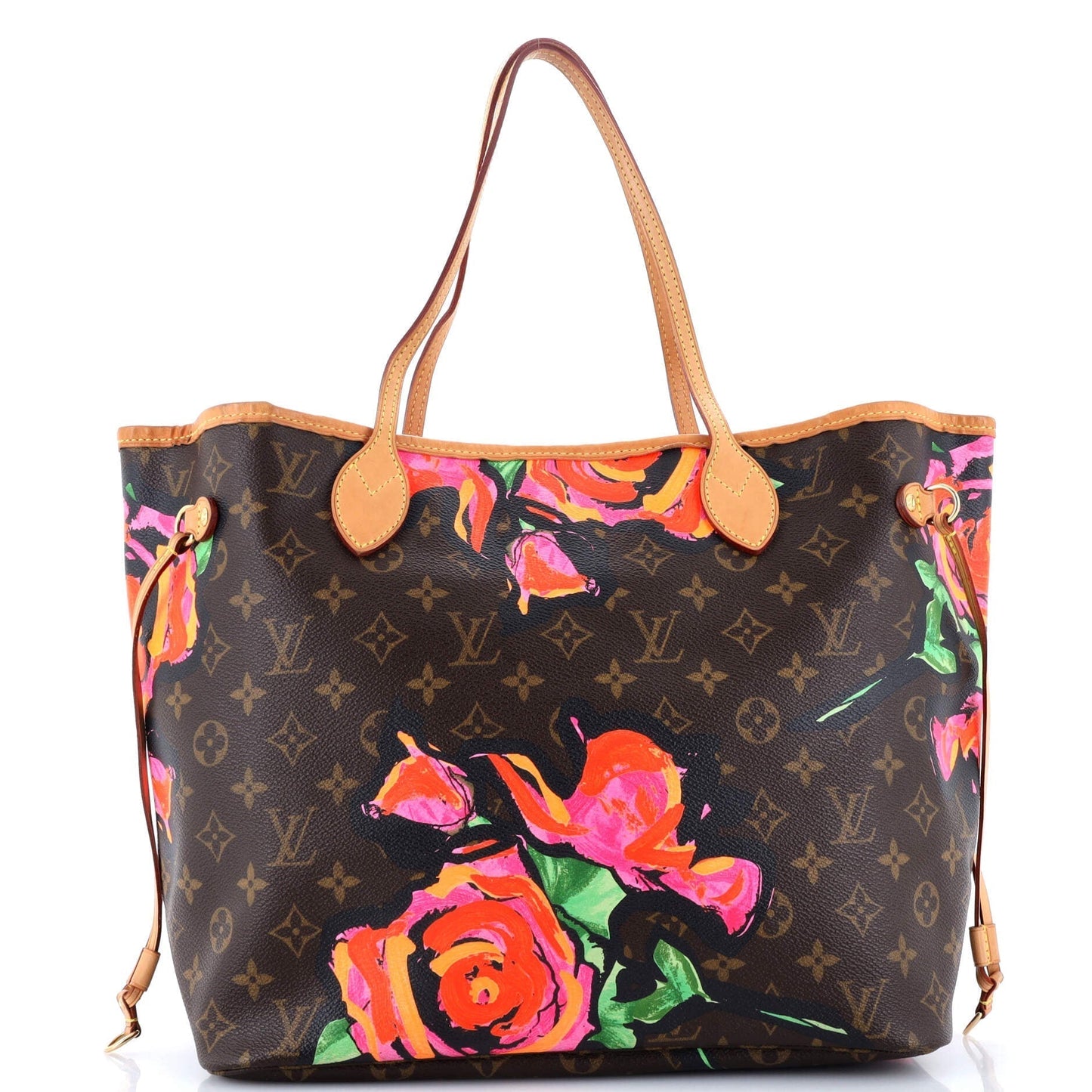 Louis Vuitton Neverfull Tote Limited Edition Roses Mm Monogram Tote Bag Roses Mm3054641