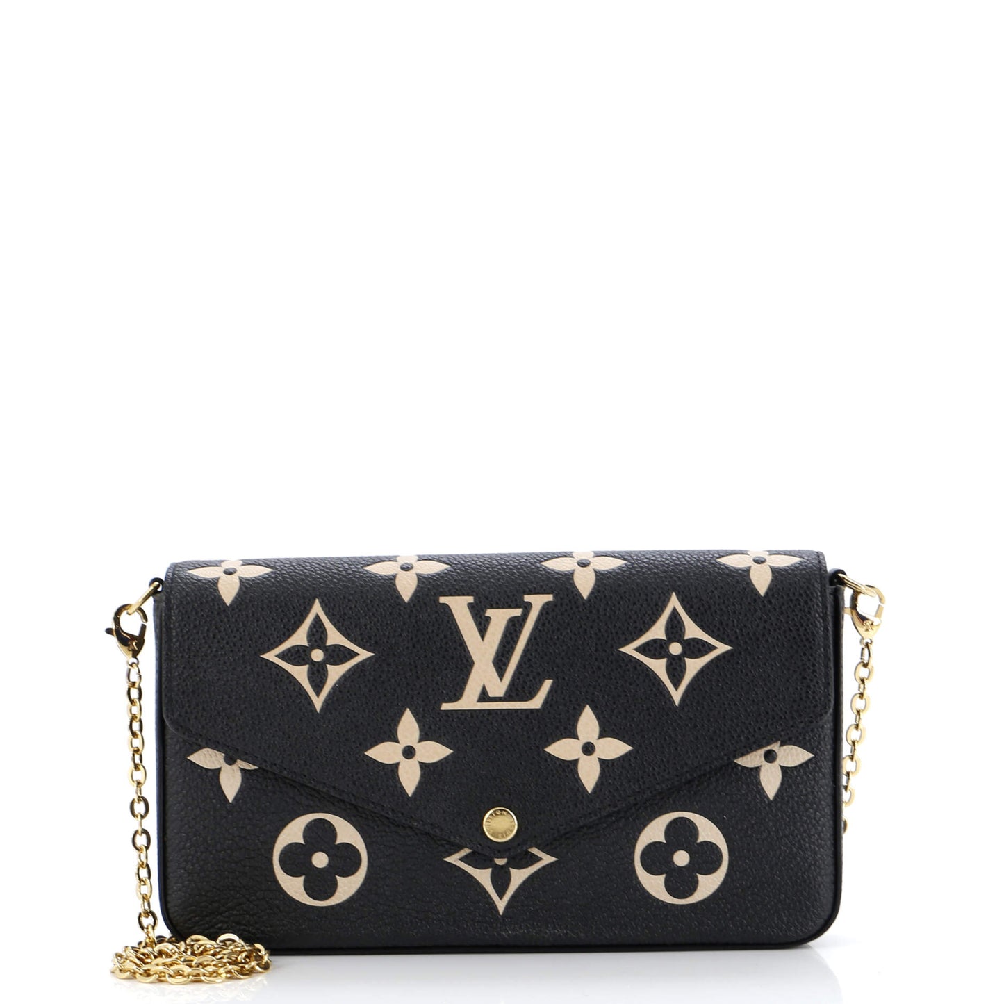 Louis Vuitton Felicie Pochette Bicolor Empreinte Giant Handbag Monogram Travel Bag Giant 3055131
