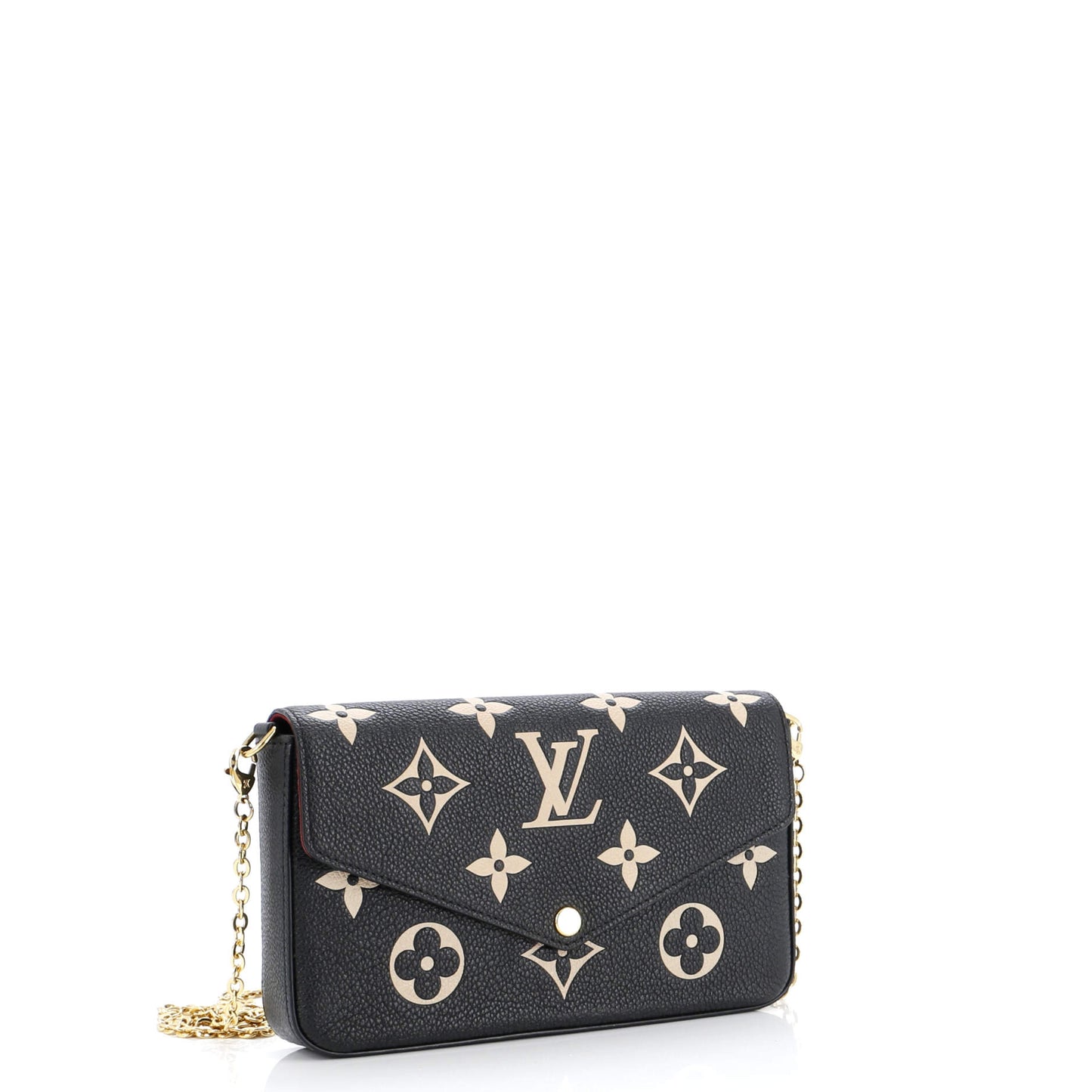 Louis Vuitton Felicie Pochette Bicolor Empreinte Giant Handbag Monogram Travel Bag Giant 3055131