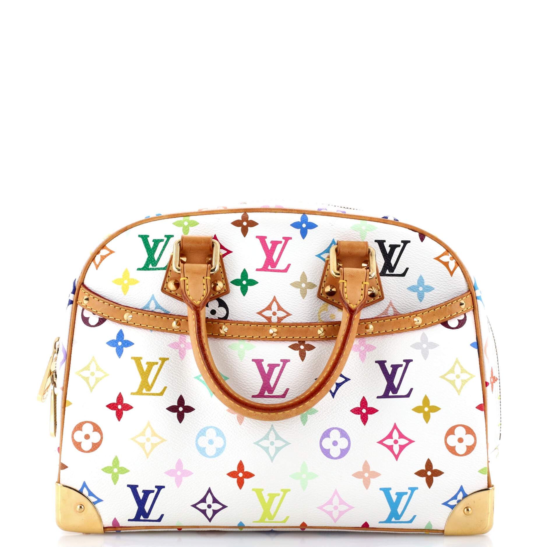 Louis Vuitton Trouville Handbag Multicolor Monogram Travel Bag Multicolor 3056471