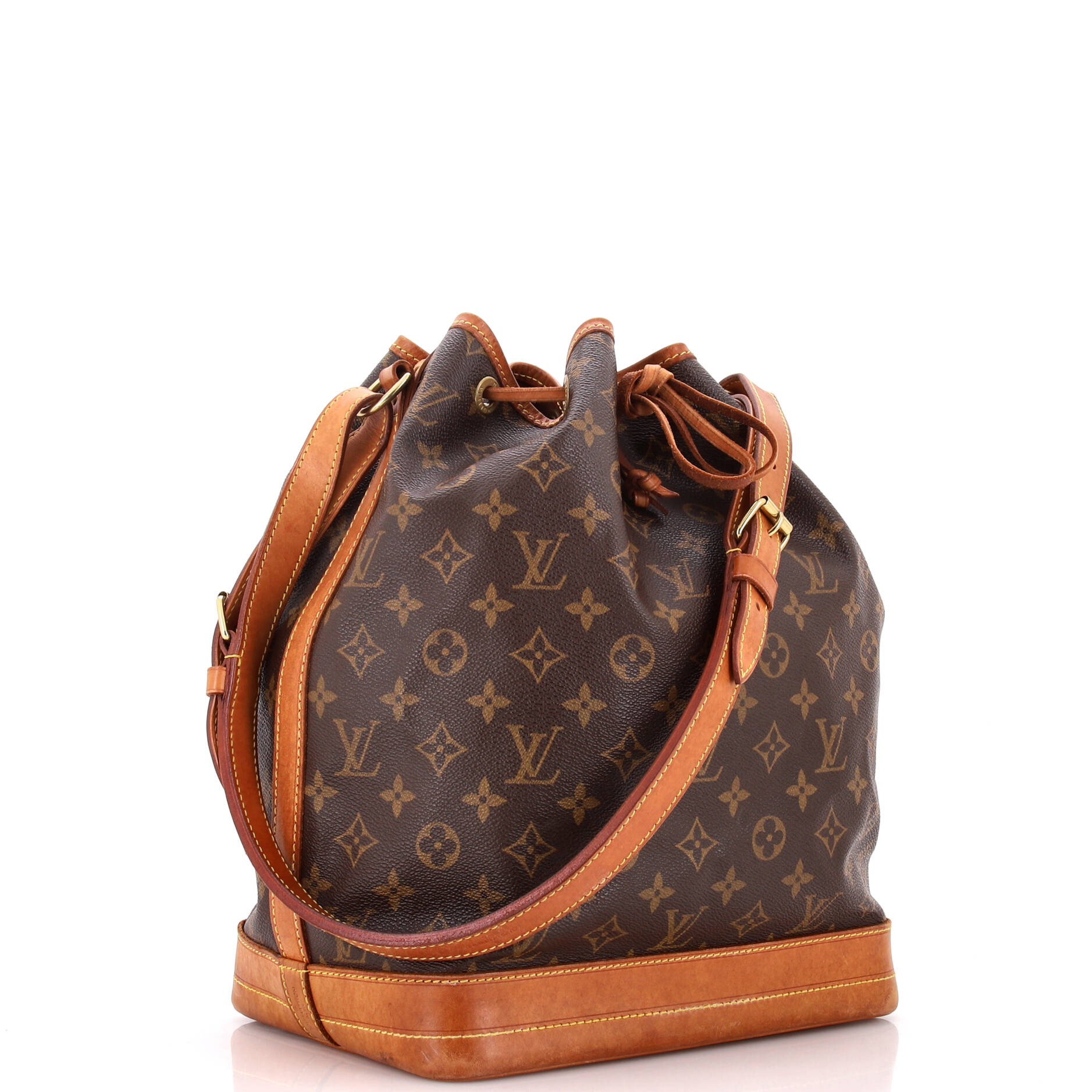 Louis Vuitton Noe Handbag Canvas Monogram Bucket Bag Canvas Large3056582